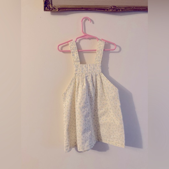 Majdell • Vintage 90s Toddler Girl’s Spring Tulip Pattern Overall Dress Size 4 - Picture 5 of 8